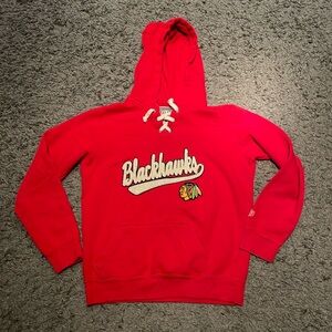 Old time hockey Blackhawks hoodie